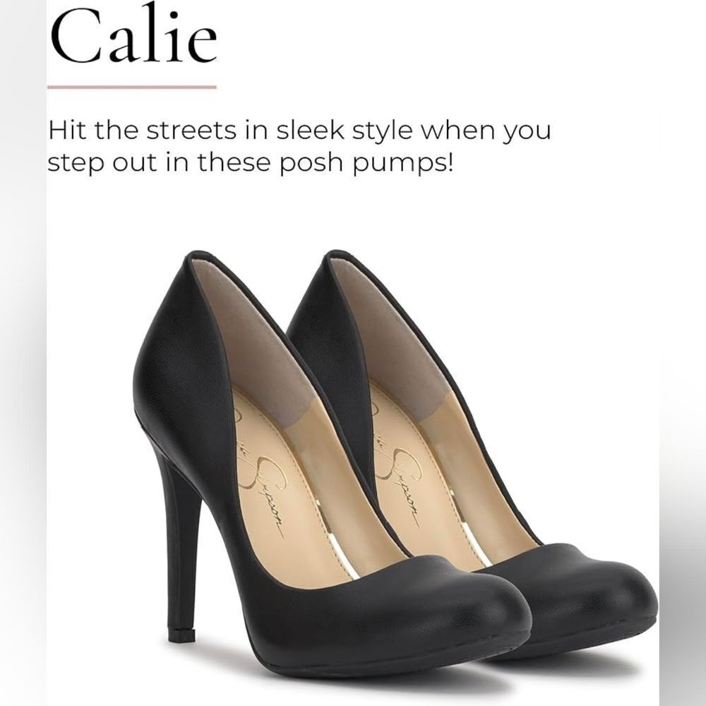 (S-4229) Jessica Simpson Women's Calie Pump Sz 9W